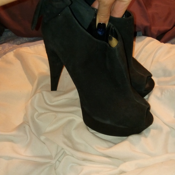 Jessica Simpson Stiletto open toe booties size 9.5 - Picture 5 of 8